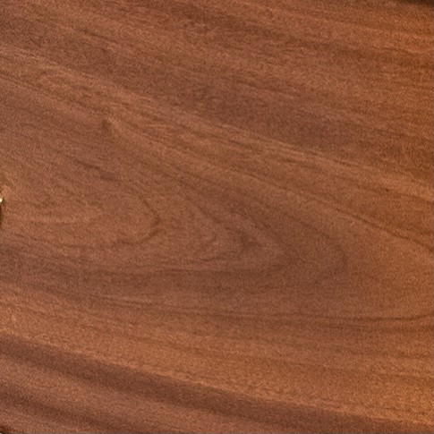 Close view of the mahogany grain used for The Milldale